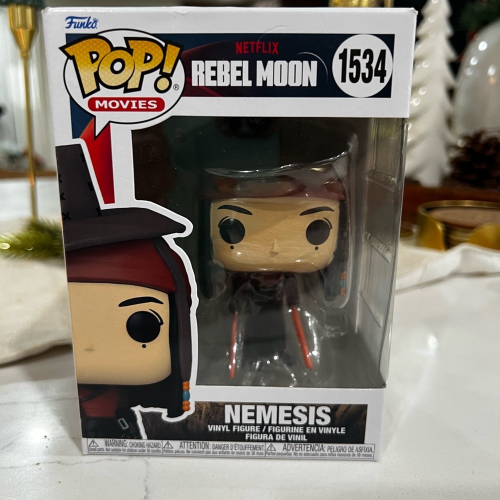 Funko Pop Nemesis Figure with Red and Black Outfit